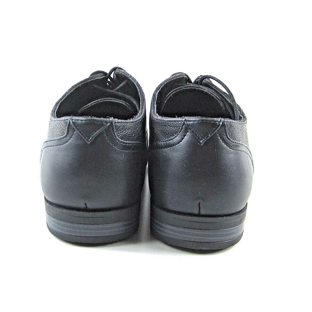 GUESS Oliver Men's Black Cap Toe Oxford Dress Shoes Lace Up Formal Size 9.5 M - Picture 8 of 11